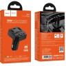 Автомобильное заряд. устр. Hoco E87 2USB/1C 35W + FM-трансмиттер черное