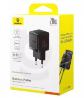 Сетевое зар. устр. Baseus Palm Fast Charger 1C 20W (P10111602113-00) черное