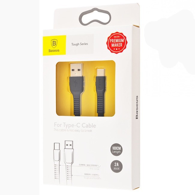Usb Кабель-зарядка TYPE-C Baseus Tough 2A 1м (CATZY-B01) чёрный