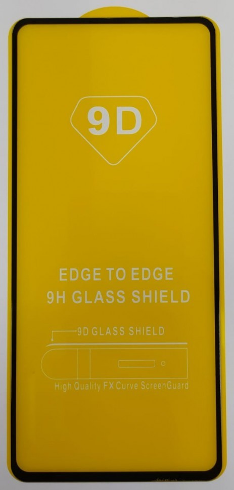 Защитное стекло для Huawei P Smart 2021 9D черное