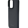 Накладка для i-Phone 16 Pro 6.3" Pitaka Military-Grade Protective Case черно-серый