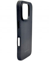 Накладка для i-Phone 16 Pro 6.3&quot; Pitaka Military-Grade Protective Case черно-серый