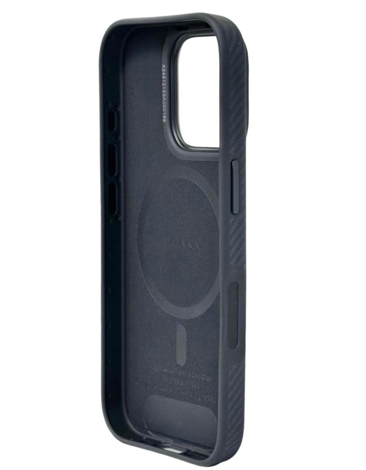 Накладка для i-Phone 16 Pro 6.3" Pitaka Military-Grade Protective Case черно-серый