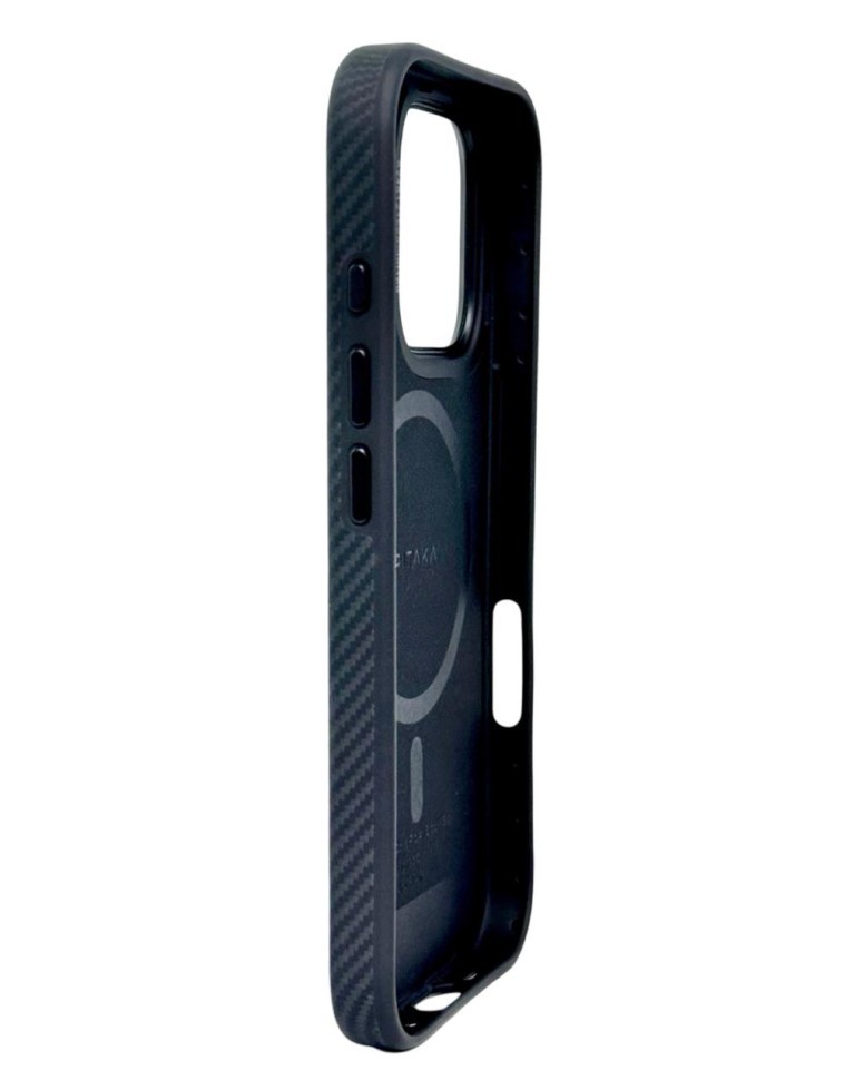 Накладка для i-Phone 16 Pro 6.3" Pitaka Military-Grade Protective Case черно-серый