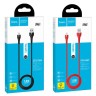 Usb Кабель-зарядка Lightning Hoco X45 Surplus 2.4A 1м в оплётке TPE чёрный