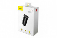 Автомобильное заряд. устр. Baseus Digital Display 2USB 45W (CCBX-B0G) черное