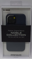 Накладка для i-Phone 13 Mini K-Doo Noble кожаная темно-синяя