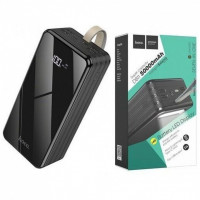 Powerbank Hoco DB11 50000mAh 4USB 2.1A с дисплеем и фонариком черный