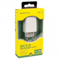 Сетевое зар. устр. Borofone BA47A 1USB QC3.0 18W белое