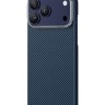 Накладка для i-Phone 17 Pro Max Keephone Kevlar Sweden MagSnap синий