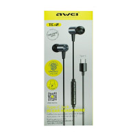 Стереонаушники AWEI Type-c с микрофоном TC-2 серый