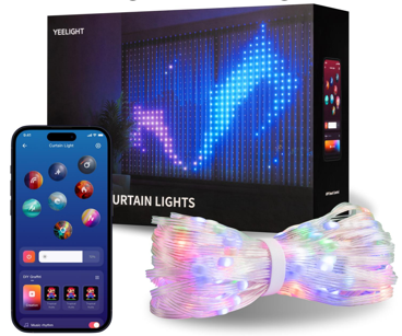 Умная гирлянда Yeelight Curtain Lights1.5х2м белая