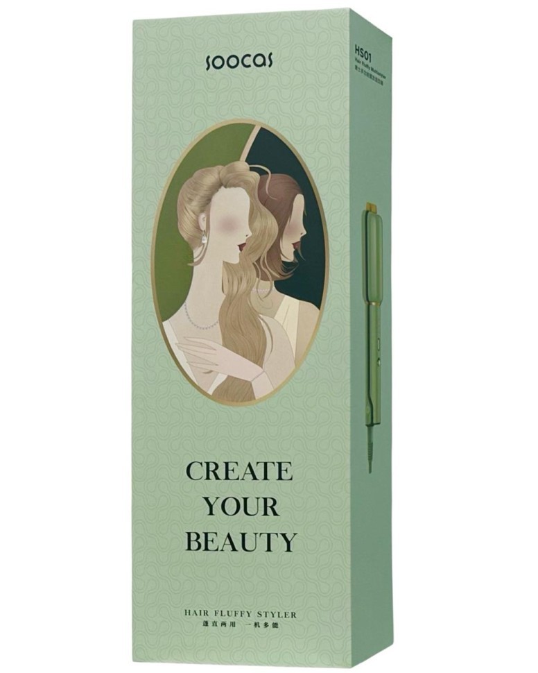 Стайлер Xiaomi Soocas Hair Fluffy Styler HS01 зеленый