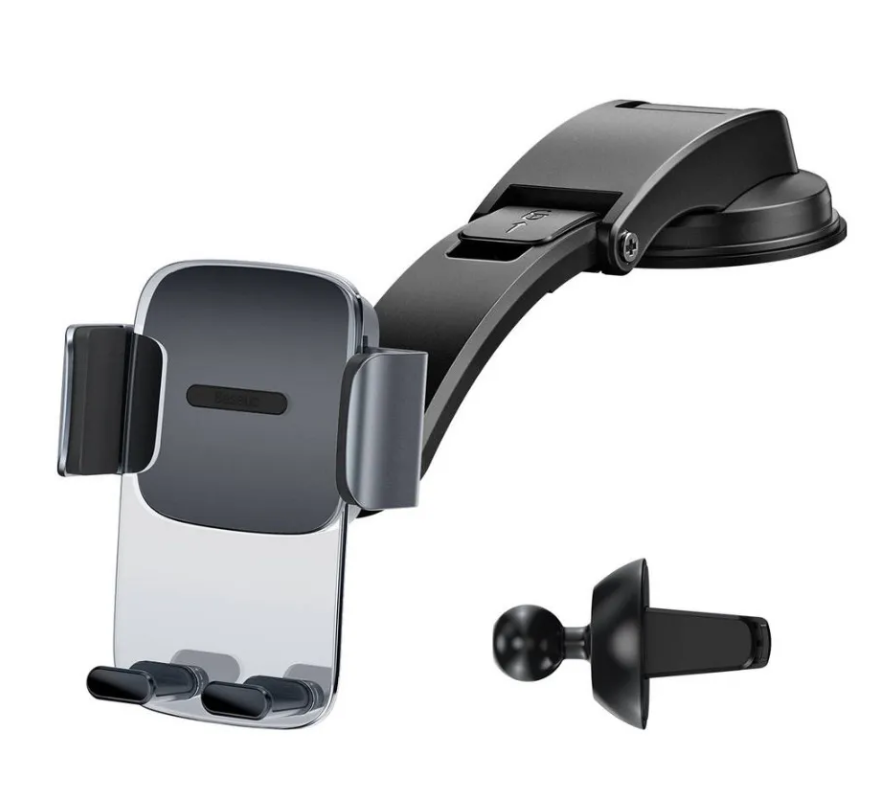 Держатель в автомобиль в воздуховод/приборную панель Baseus Easy Control Clamp (SUYK000001) черный