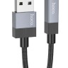 Кабель-переходник Hoco UPA32D USB (папа) на AUX 3.5мм (мама) черный