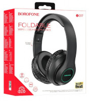 Стереонаушники Bluetooth Полноразмерные Borofone B017 Foldable V5.0/7ч черный