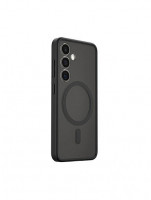 Накладка для Samsung Galaxy S24 Magsafe Wiwu матовая черная