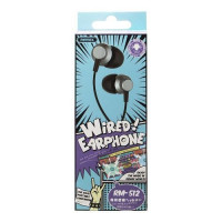 Наушники с микрофоном Remax RM-512 1.2м черные