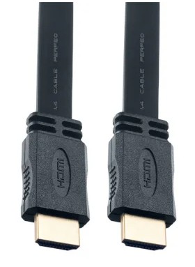 Кабель HDMI - HDMI v1.4 Perfeo (H1301) 1м плоский