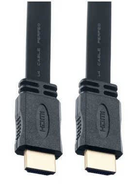 Кабель HDMI - HDMI v1.4 Perfeo (H1301) 1м плоский