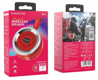 Bluetooth колонка Borofone BR2 BT5.0/500mAh/2ч/3Вт/TF красная