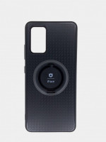 Чехол-накладка для Samsung Galaxy A02S силикон iface с держателем чёрный