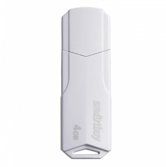 USB флеш накопитель SmartBuy 4GB Clue White (SB4GBCLU-W)