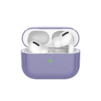 Силиконовый чехол для AirPods Pro лаванда