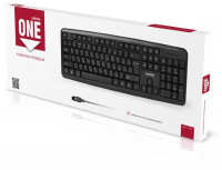 Клавиатура проводная Smartbuy ONE 112 PS-2/104 клавиши/1.39м черная (SBK-112P-K)