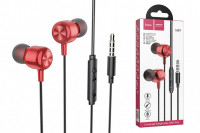 Наушники с микрофоном Hoco M87 1.2м красные