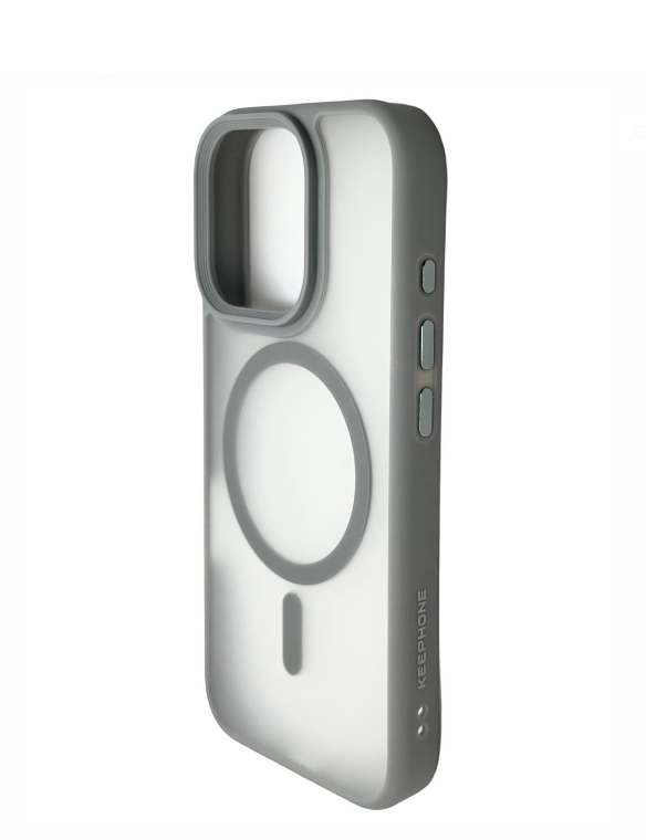 Накладка для i-Phone 16 Pro Keephone Mago Pro MagSnap серый
