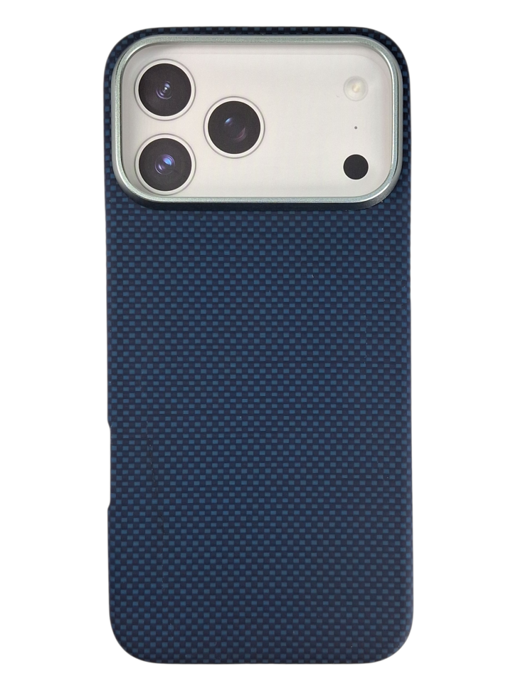 Накладка для i-Phone 17 Pro Max Keephone Kevlar Norra MagSnap (Indigo) синий