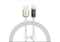 Usb Кабель-зарядка TYPE-C Baseus Display Fast 5A 1м (CATSK-02) белый