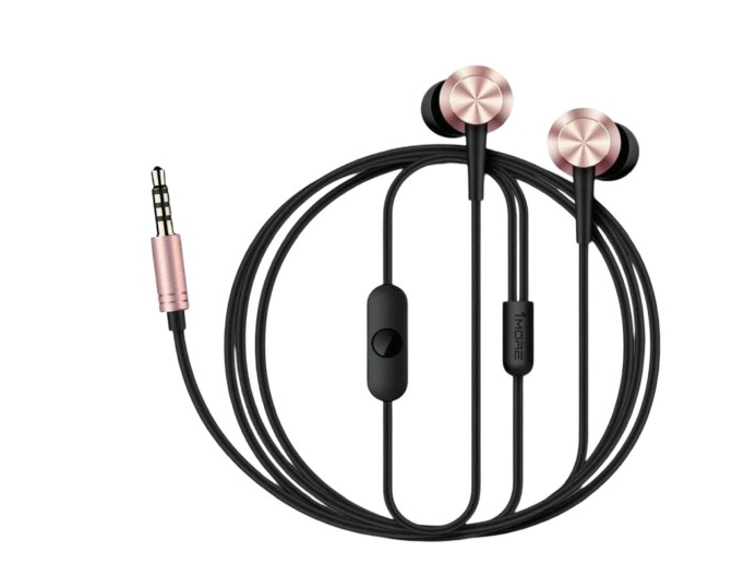 Наушники 1MORE Piston Fit E1009 розовые