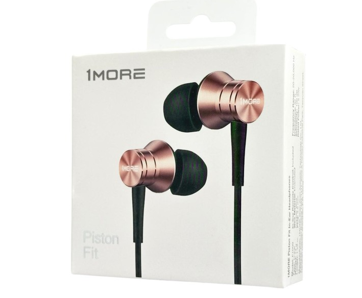 Наушники 1MORE Piston Fit E1009 розовые