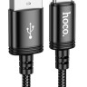 Usb Кабель-зарядка Type-C Hoco X89 2м 3A в тканевой оплетке черный Usb Кабель-зарядка Type-C Hoco X89 2м 3A в тканевой оплетке черный