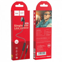 Наушники с микрофоном Hoco M61 Nice tone (одно ухо) 1.2м черные
