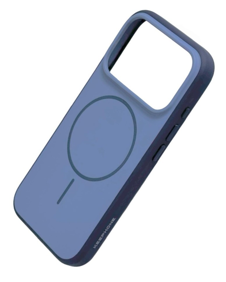 Накладка для i-Phone 17 Pro Max Keephone Sumee Non-Yellowing MagSnap синяя