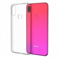 Чехол-накладка силикон 0.5мм Xiaomi Redmi Note 7 прозрачный