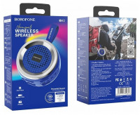 Bluetooth колонка Borofone BR2 BT5.0/500mAh/2ч/3Вт/TF синяя