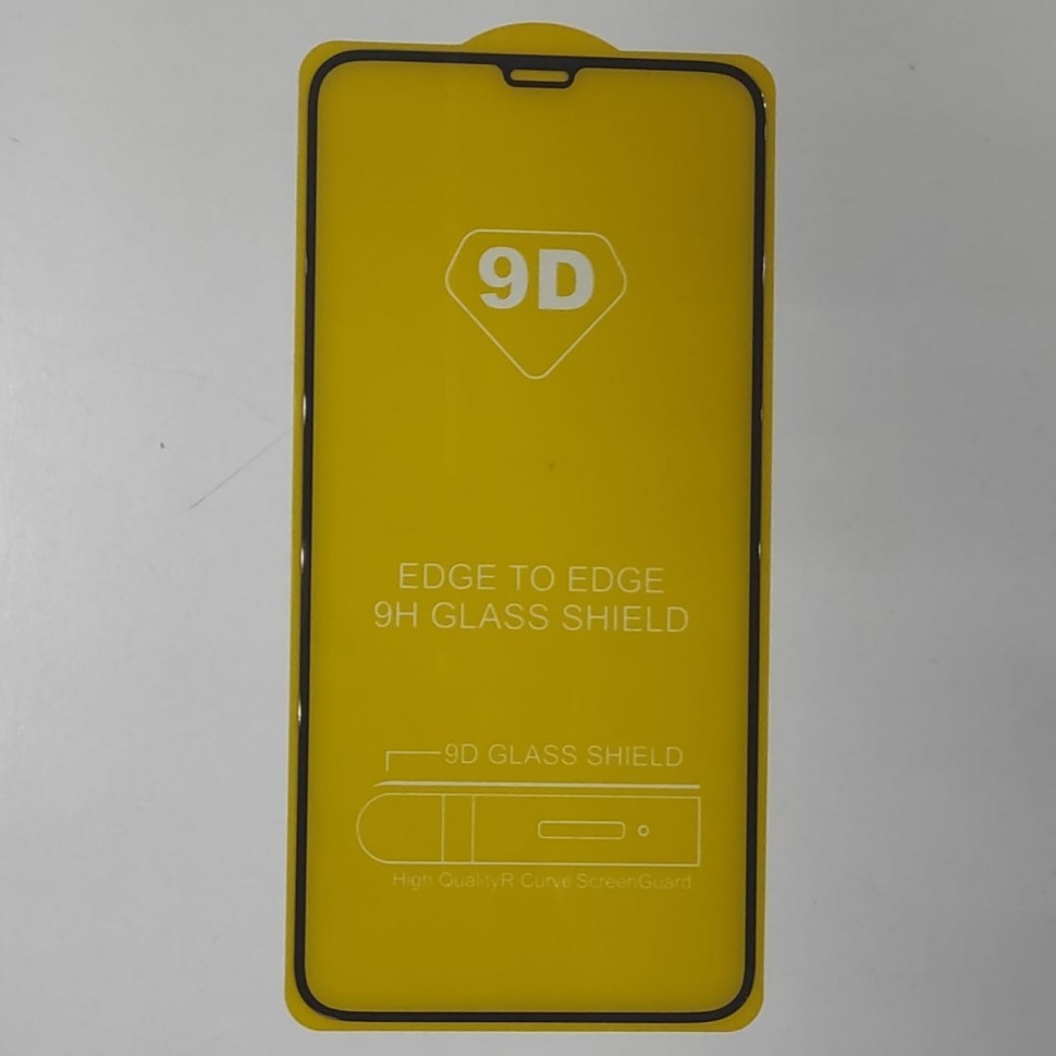 Защитное стекло для i-Phone 11 Pro Max/XS Max 6.5" 9D чёрное
