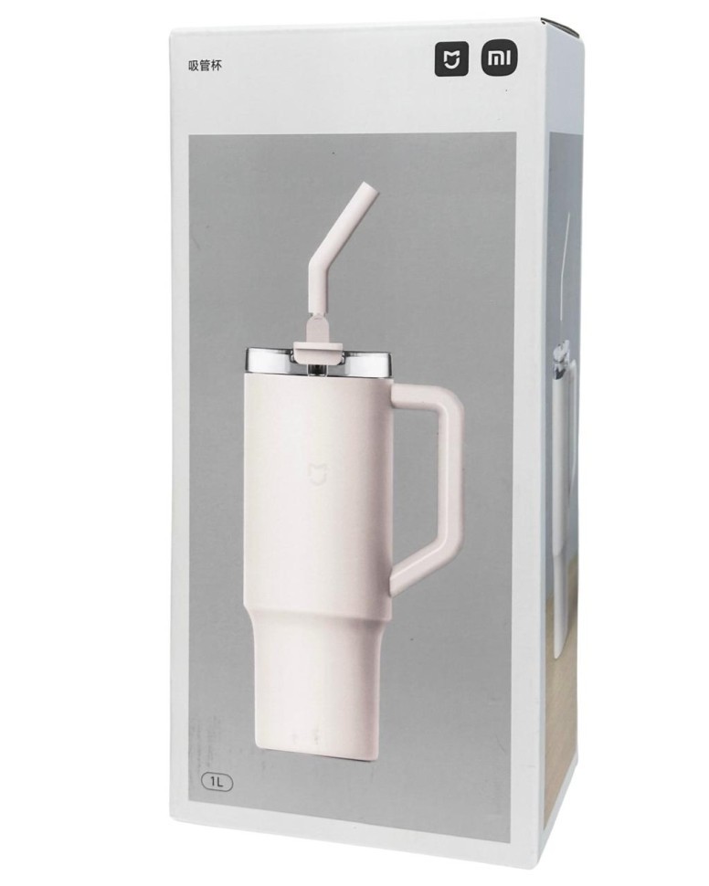 Термокружка Xiaomi Mijia Sippy Cup 1L (MJXGB01RM) розовая