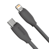 Кабель-зарядка Type-C на Lightning Baseus Jelly Liquid 20W 1.2м CAGD020001 черный