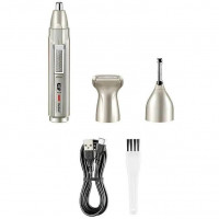 Электрический триммер для носа Kemei KM-315 серебристый