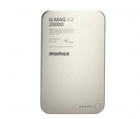 Powerbank магнитный с MagSafe Momax Q. Mag X2 20000mAh/индикатор заряда IP133CNE титан