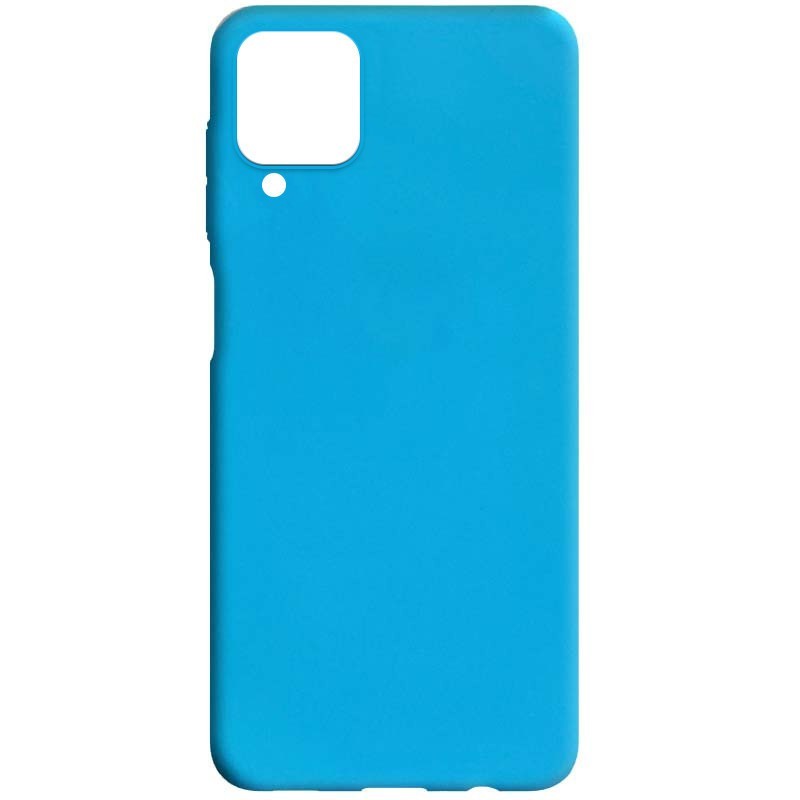 Накладка для Huawei P40 Lite 5G/Nova 7SE Silicone cover голубая