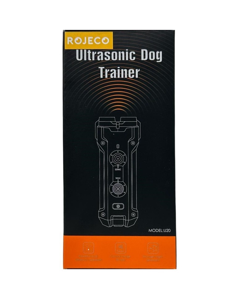 Отпугиватель собак ультразвуковой Xiaomi Rojeco U20 Ultrasonic Dog Repeller Dual Probe LED серый