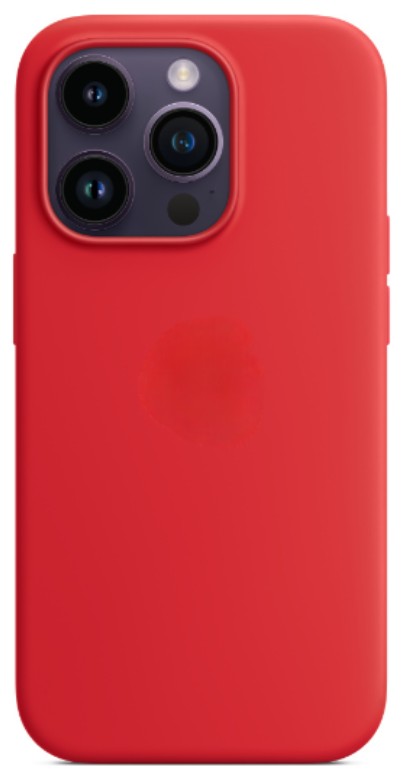 Чехол-накладка  i-Phone 14 Pro Silicone icase  №14 красная