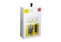 Автомобильное заряд. устр. Baseus Enjoy 1USB 2.4A с каб. Type-C/Lightning (CCALL-EL01) черное