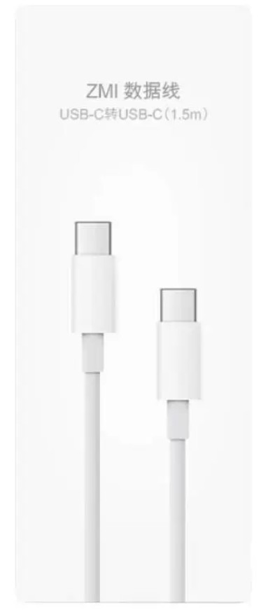 Usb Кабель-зарядка ZMI Type-C на Type-C 1.5м AL301 белый